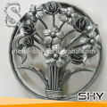 Special Decorative and Popular Wrought Iron Panel, Scrolls&Rosettes, Flowers
